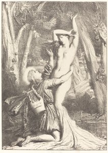 Apollon et Daphné - Théodore Chassériau