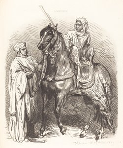 Arabe montant - Théodore Chassériau