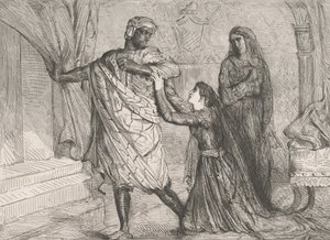 Away!: planche 7 de Othello Acte 3, Scène 4 - Théodore Chassériau