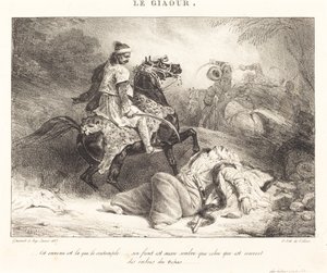 Le Giaour - Théodore Gericault and Eugène Louis Lami