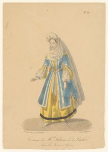 Cornélie Falcon dans le rôle de Rachel dans l