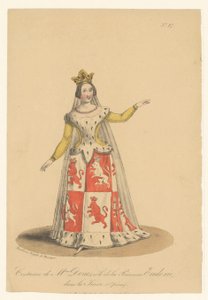 Julie Dorus-Gras dans le rôle de la princesse Eudoxie dans l