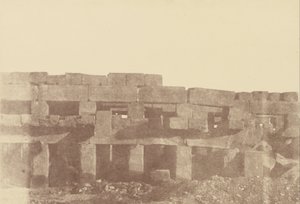 Vue rapprochée de la promenade couverte de Thoutmès III, Karnak