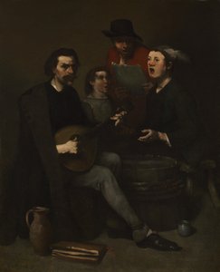Chanteurs, 1863-1868 - Auguste Theodule Ribot