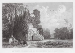 Ancien Castellet dans le parc de Doddington, Cheshire
