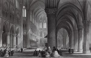 Cathédrale Notre-Dame, Paris - Thomas (after) Allom