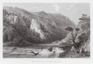 Dovedale, Derbyshire - Thomas (after) Allom