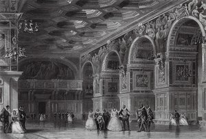 Galerie de Henri II à Fontainebleau (gravure)