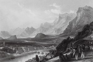 Grenoble, depuis la forteresse - Thomas (after) Allom
