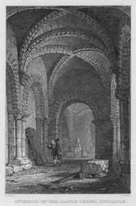 Intérieur de la Chapelle du Château, Newcastle - Thomas (after) Allom
