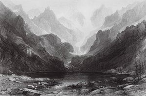Lac de Gaube, Pyrénées - Thomas (after) Allom