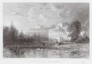 Lyme Hall, Cheshire (gravure) - Thomas (after) Allom
