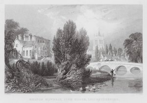 Melton Mowbray, Club House, Leicestershire (gravure) - Thomas (after) Allom