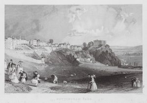 Parc de Nottingham (gravure) - Thomas (after) Allom
