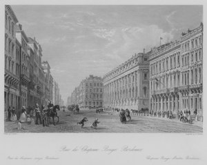 Rue du Chapeau Rouge, Bordeaux (gravure)