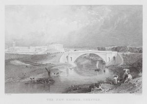 Le nouveau pont, Chester - Thomas (after) Allom