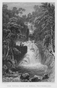 La Chute Supérieure à Rydal, Westmorland - Thomas (after) Allom