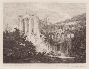 Abbaye de Rievaulx - Thomas (after) Girtin