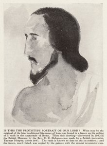 Portrait de Jésus-Christ des catacombes de Rome - Thomas (after) Heaphy