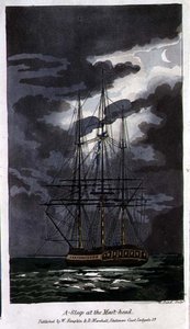 Endormi en haut du mât, planche de 