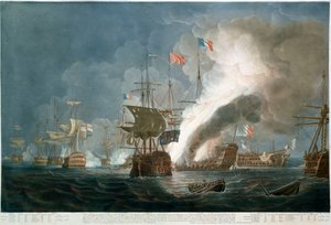 La bataille du Nil - Thomas (after) Whitcombe