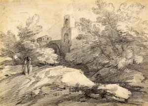 Paysage - Thomas (attr. to) Gainsborough