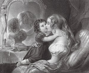Ne pleure pas, maman (gravure) - Thomas A. Woolnoth