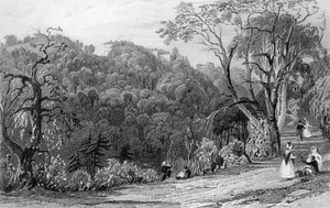Château Eden Hall, Durham, 1833 - Thomas Allom