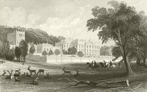 Chatsworth, Derbyshire - Thomas Allom