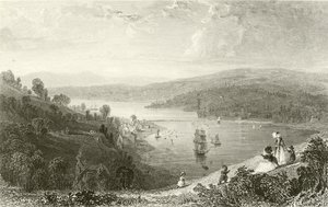 Teignmouth, depuis le Ness - Thomas Allom