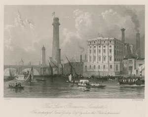 La Brasserie du Lion à Lambeth - Thomas Allom