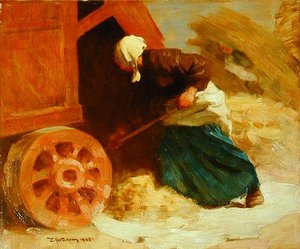 Fin de la récolte - Thomas Austen Brown