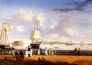 Port de New York, vers 1810 - Thomas Birch