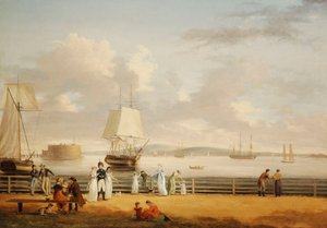 La Batterie et le port, New York - Thomas Birch
