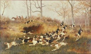 En pleine chasse, c.1880