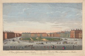 Vue de Grosvenor Square, Londres - Thomas Bowles