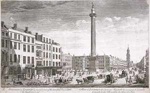 Fish Street Hill, Londres, vers 1750 - Thomas Bowles