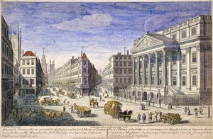 Extérieur de Mansion House, Londres - Thomas Bowles