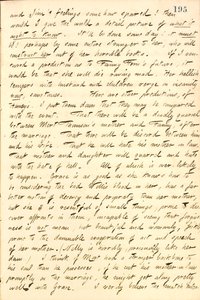 Décrit une conversation avec Jesse Haney à propos de Fanny Fern et de ses filles. Transcription