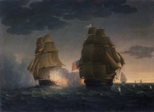 Évasion de H.M.S. Belvidera de la frégate américaine President, 1815