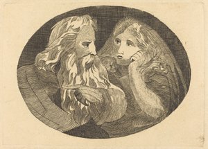 Lear et Cordelia - Thomas Butts, Jr. after William Blake