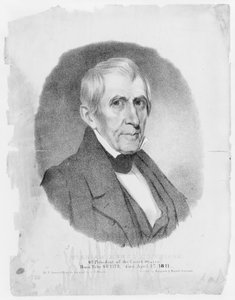 Président américain William Henry Harrison, 1841
