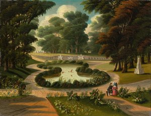 Cimetière de Mount Auburn, milieu du XIXe siècle - Thomas Chambers
