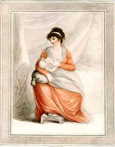 Femme allaitant, vers 1780-1820