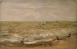Scène de plage, début du 19e siècle