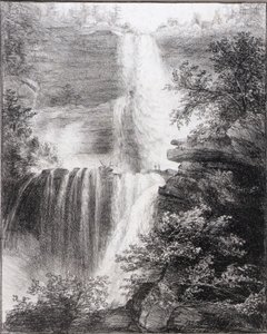 Chutes à Catskill - Thomas Cole