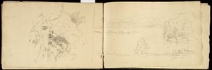 Hoosick ou Saddle Mountain et lac près de Pittsfield, vers 1832