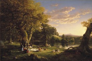 Le pique-nique, 1846 - Thomas Cole