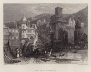 Le Ghat, Hurdwar - Thomas Colman (after) Dibdin