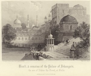Baoli et vestiges du Palais de Jehanguir